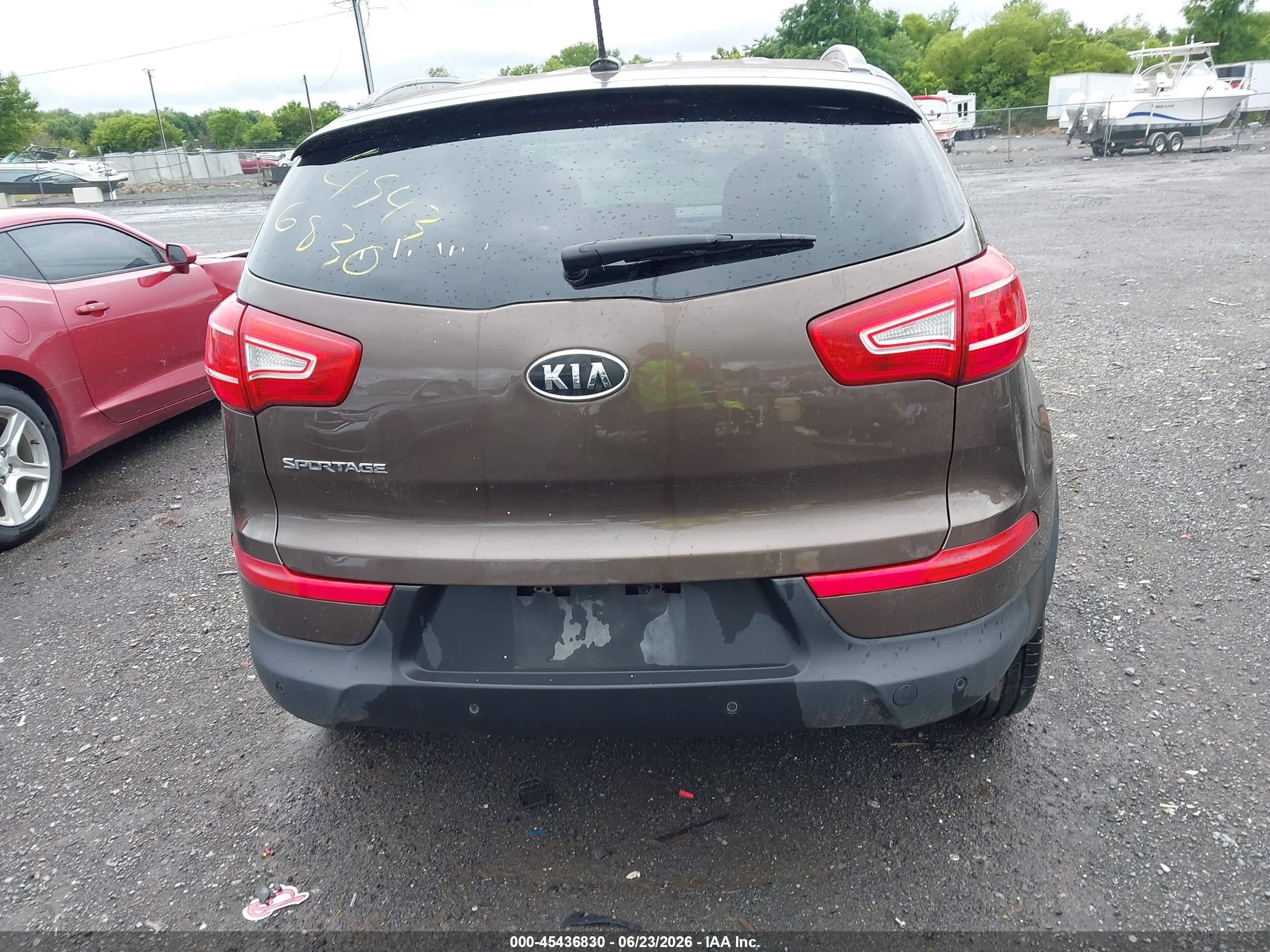 2012 Kia Sportage Lx Brown vin: KNDPB3A21C7217613