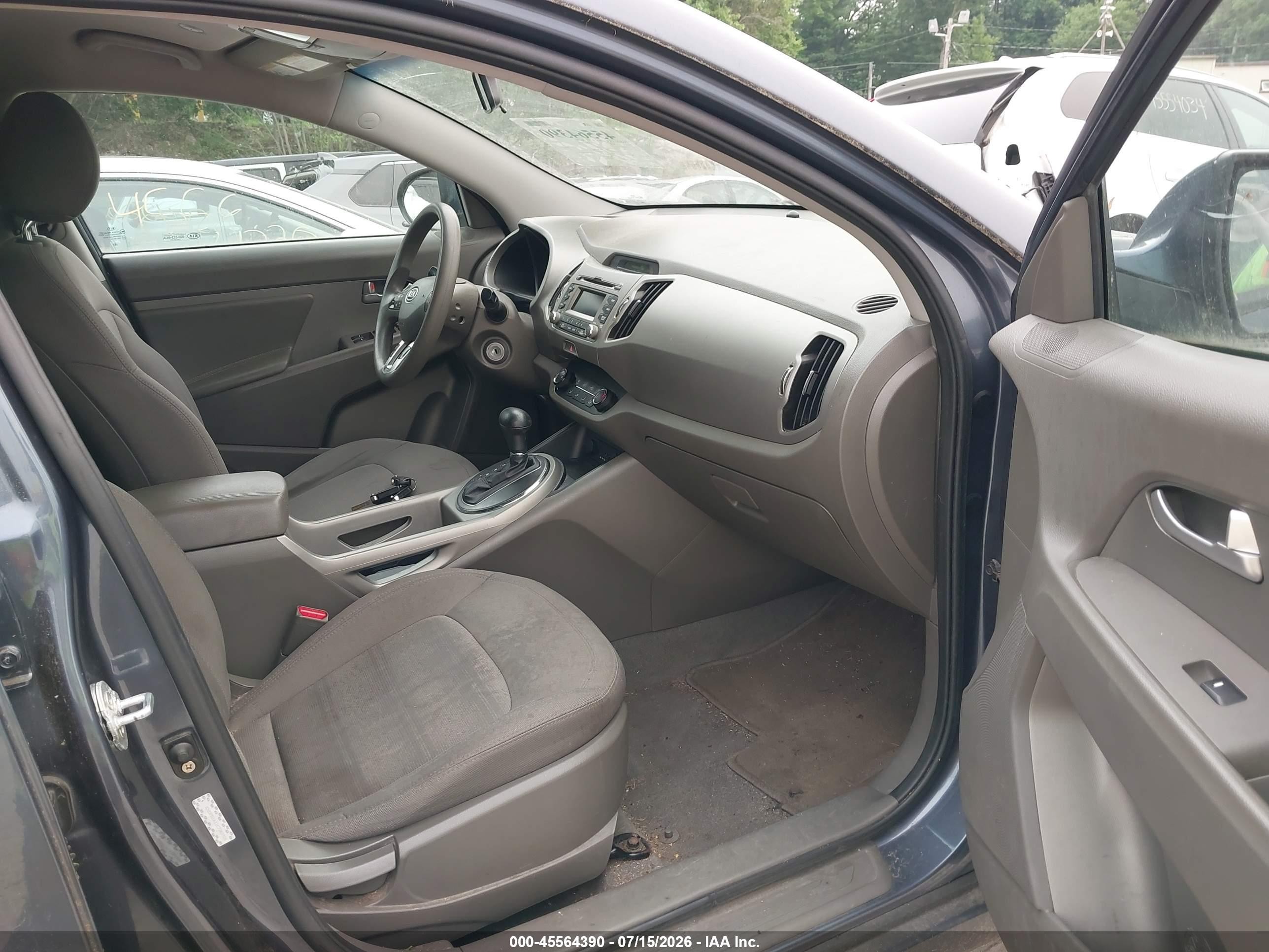 2012 Kia Sportage Lx Синий vin: KNDPB3A21C7263328