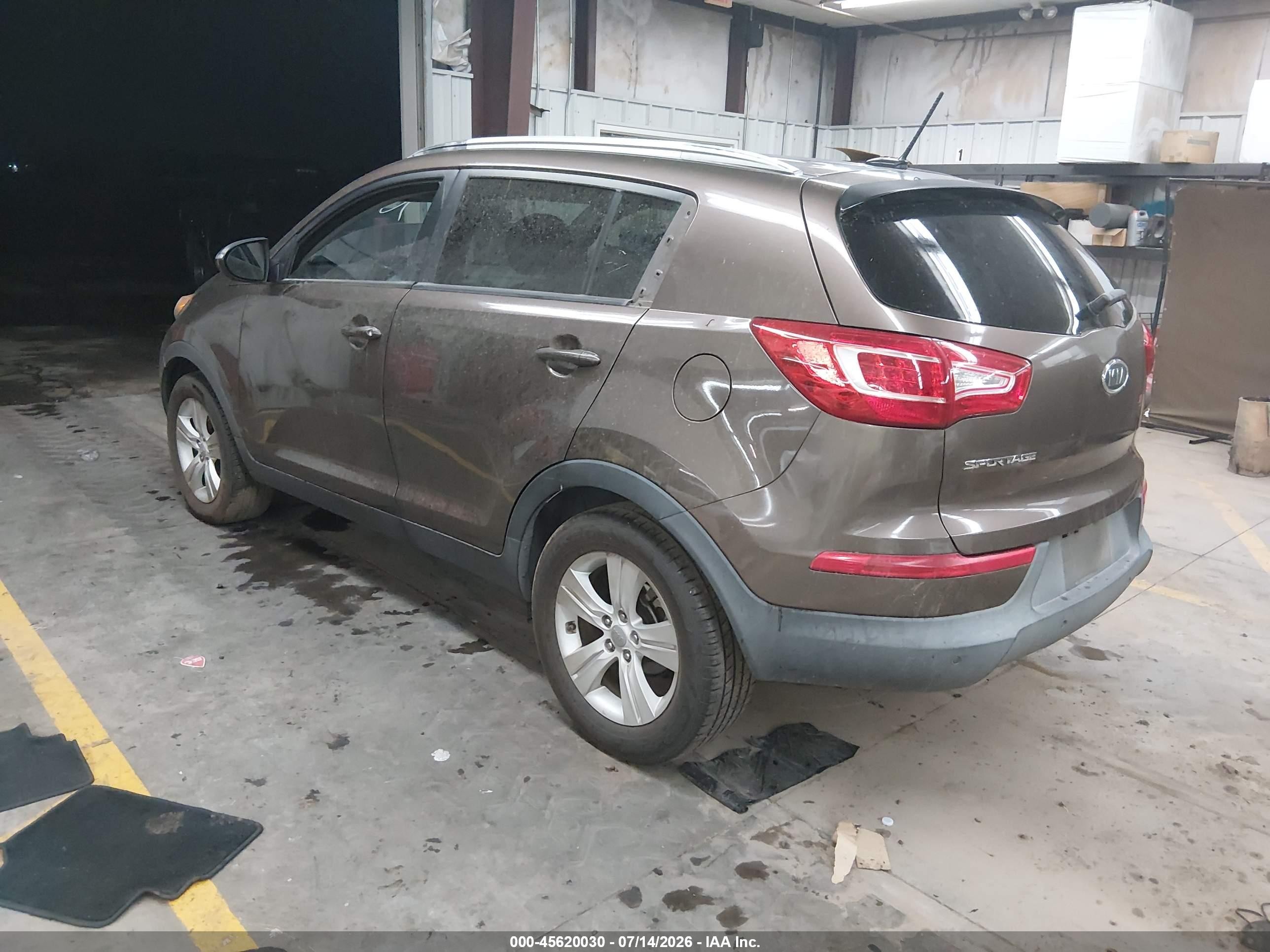 2012 Kia Sportage Lx Коричневый vin: KNDPB3A21C7273308