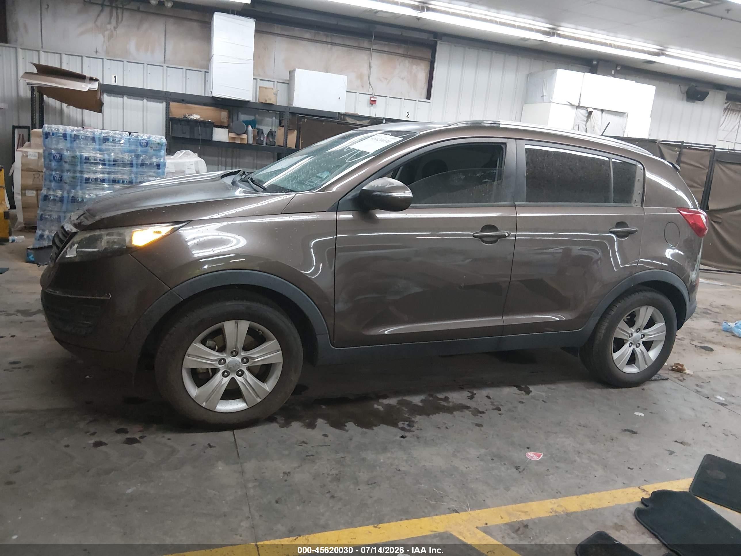 2012 Kia Sportage Lx Коричневый vin: KNDPB3A21C7273308
