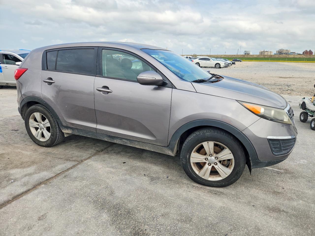 2012 Kia Sportage Lx Gray vin: KNDPB3A21C7288374