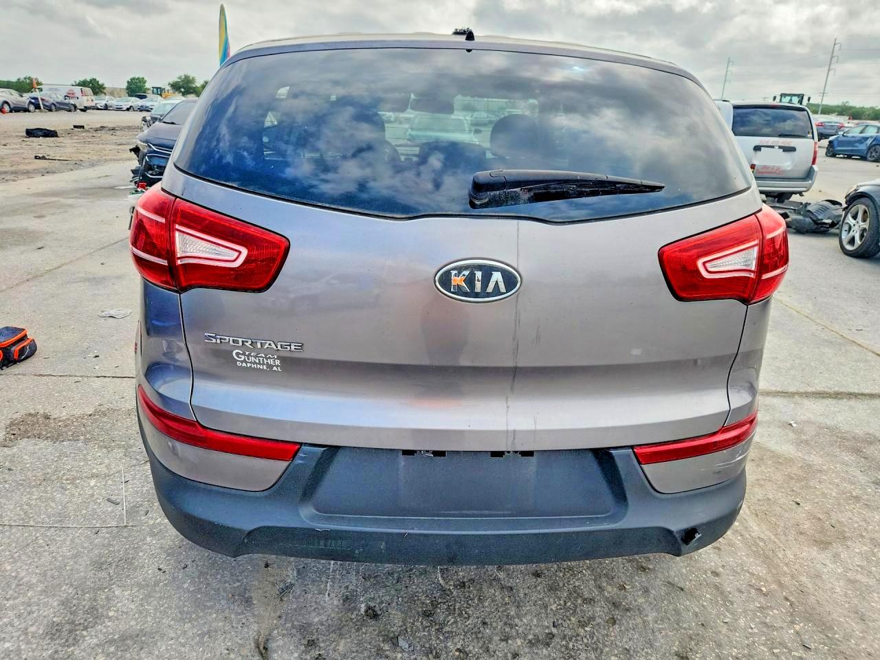 2012 Kia Sportage Lx Gray vin: KNDPB3A21C7288374