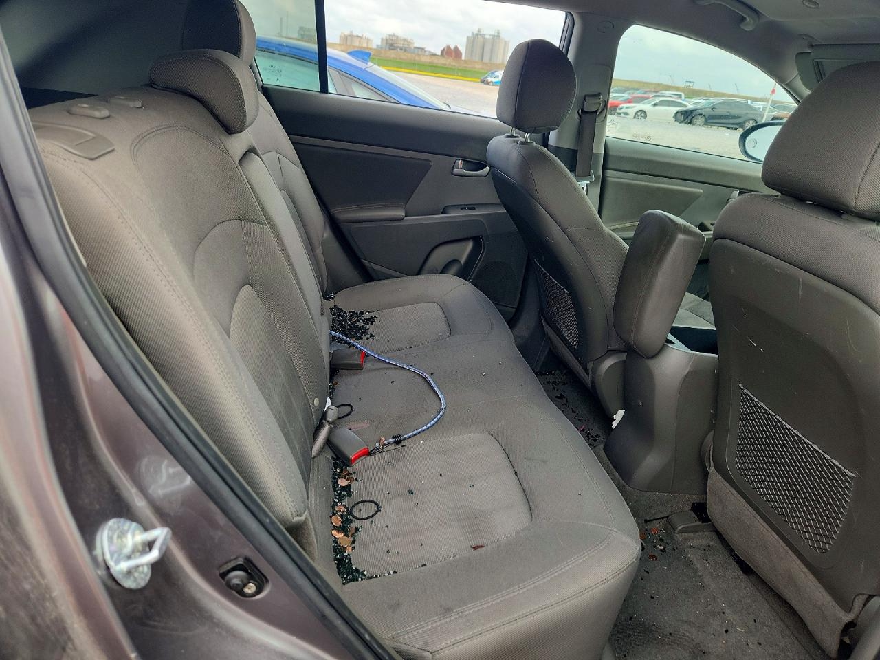 2012 Kia Sportage Lx Gray vin: KNDPB3A21C7288374