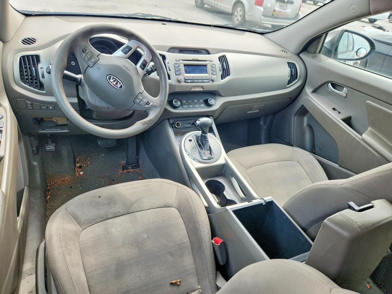2012 Kia Sportage Lx Gray vin: KNDPB3A21C7288374