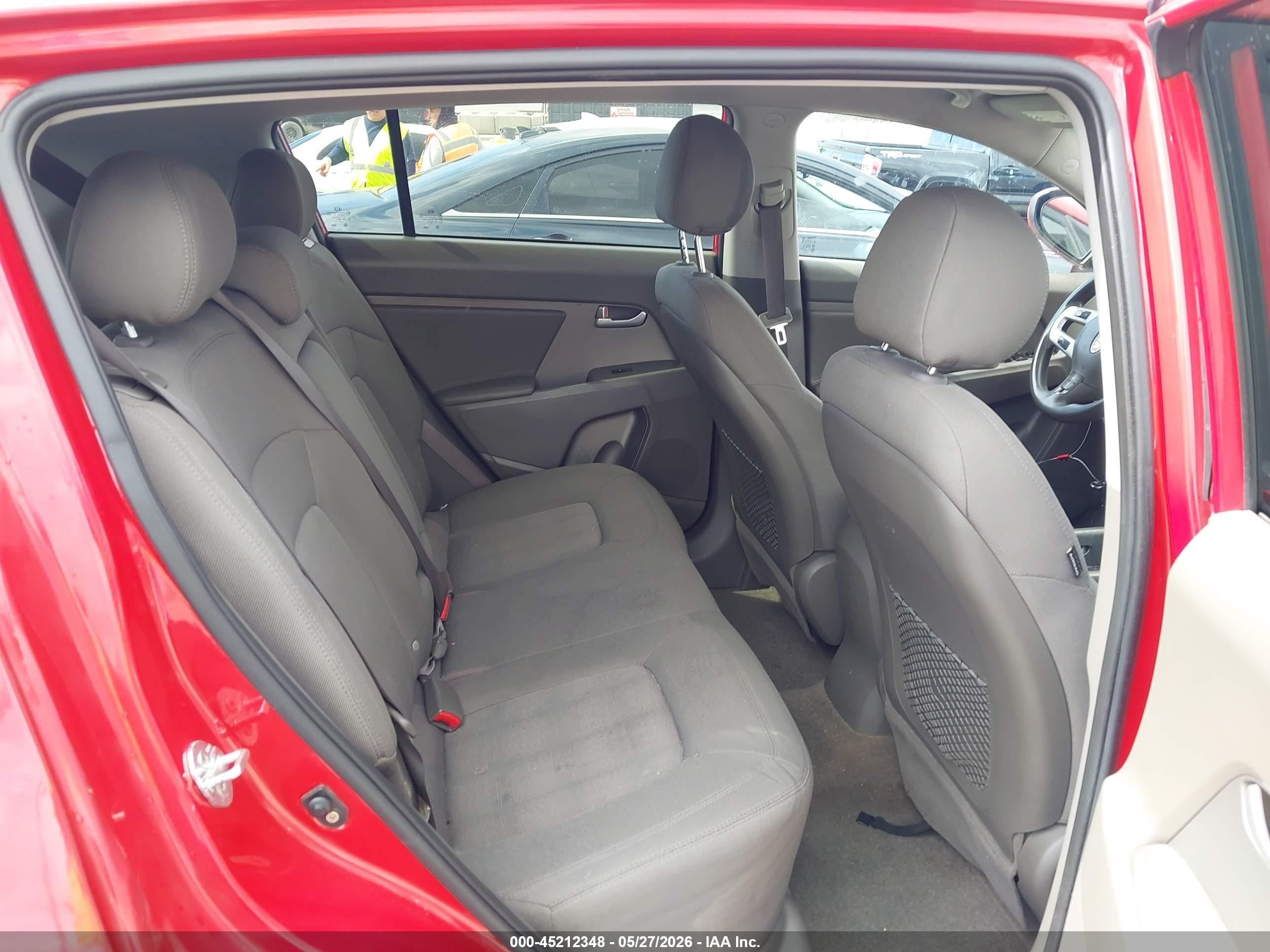 2012 Kia Sportage Lx Red vin: KNDPB3A21C7320305