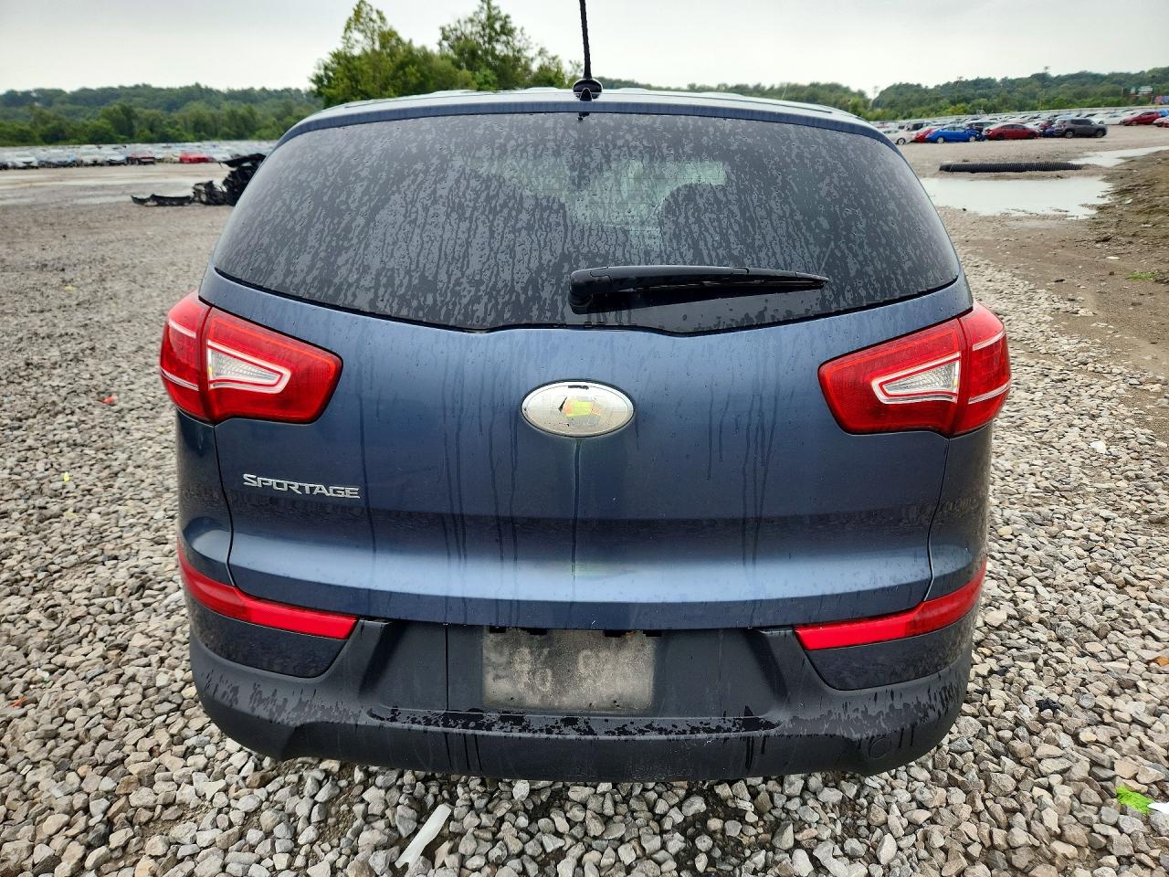 2013 Kia Sportage Lx Blue vin: KNDPB3A21D7354312