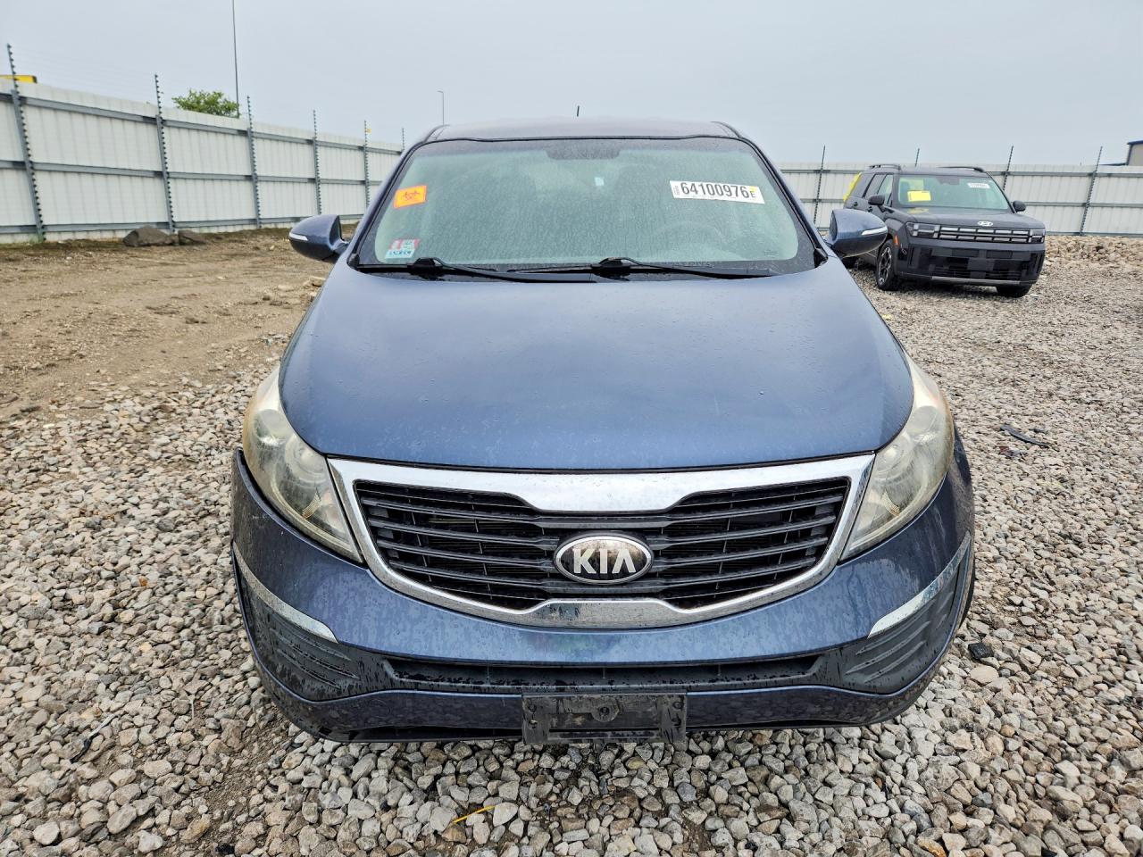 2013 Kia Sportage Lx Blue vin: KNDPB3A21D7354312
