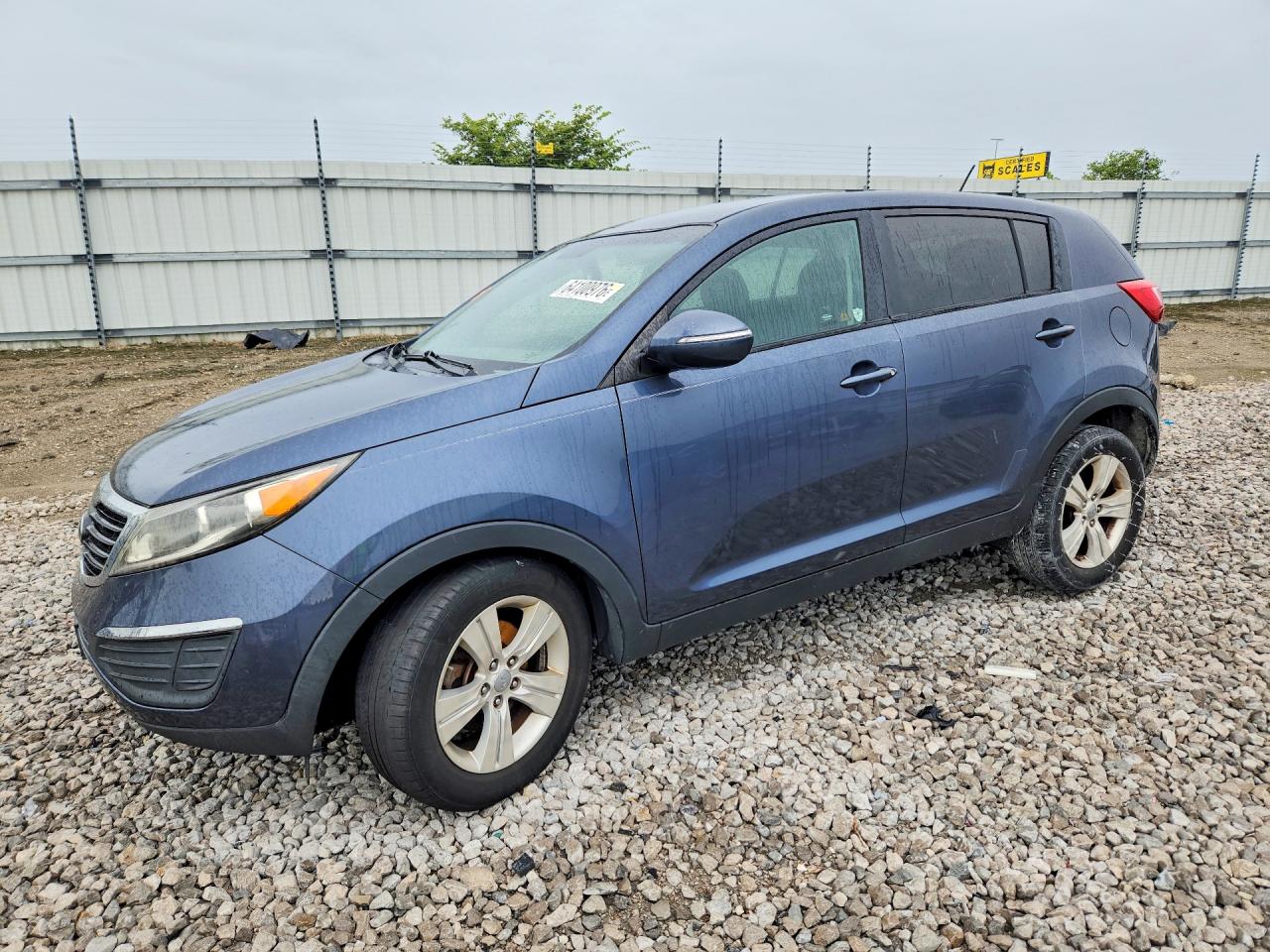 2013 Kia Sportage Lx Blue vin: KNDPB3A21D7354312