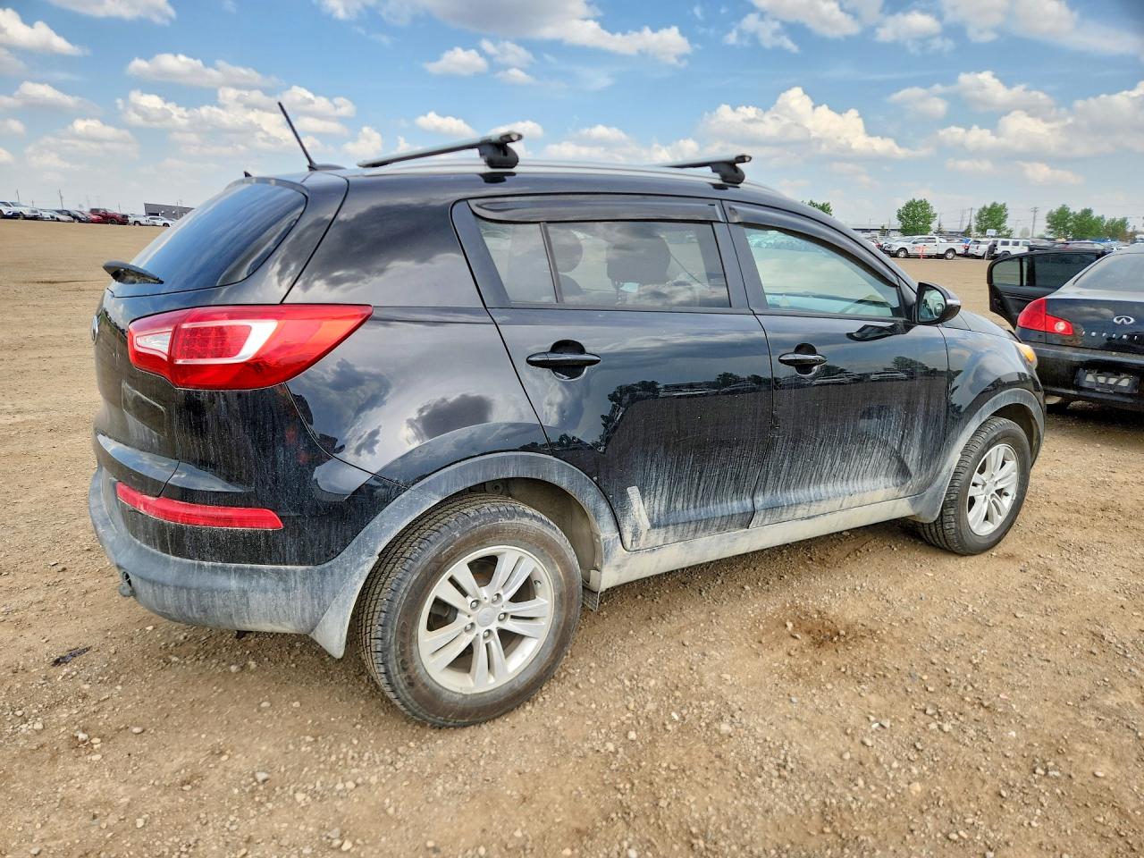 2013 Kia Sportage Base Black vin: KNDPB3A21D7451218