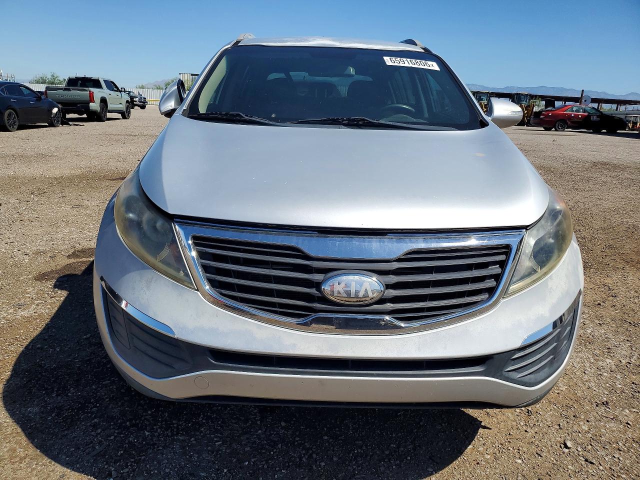 2013 Kia Sportage Base Gray vin: KNDPB3A21D7457858