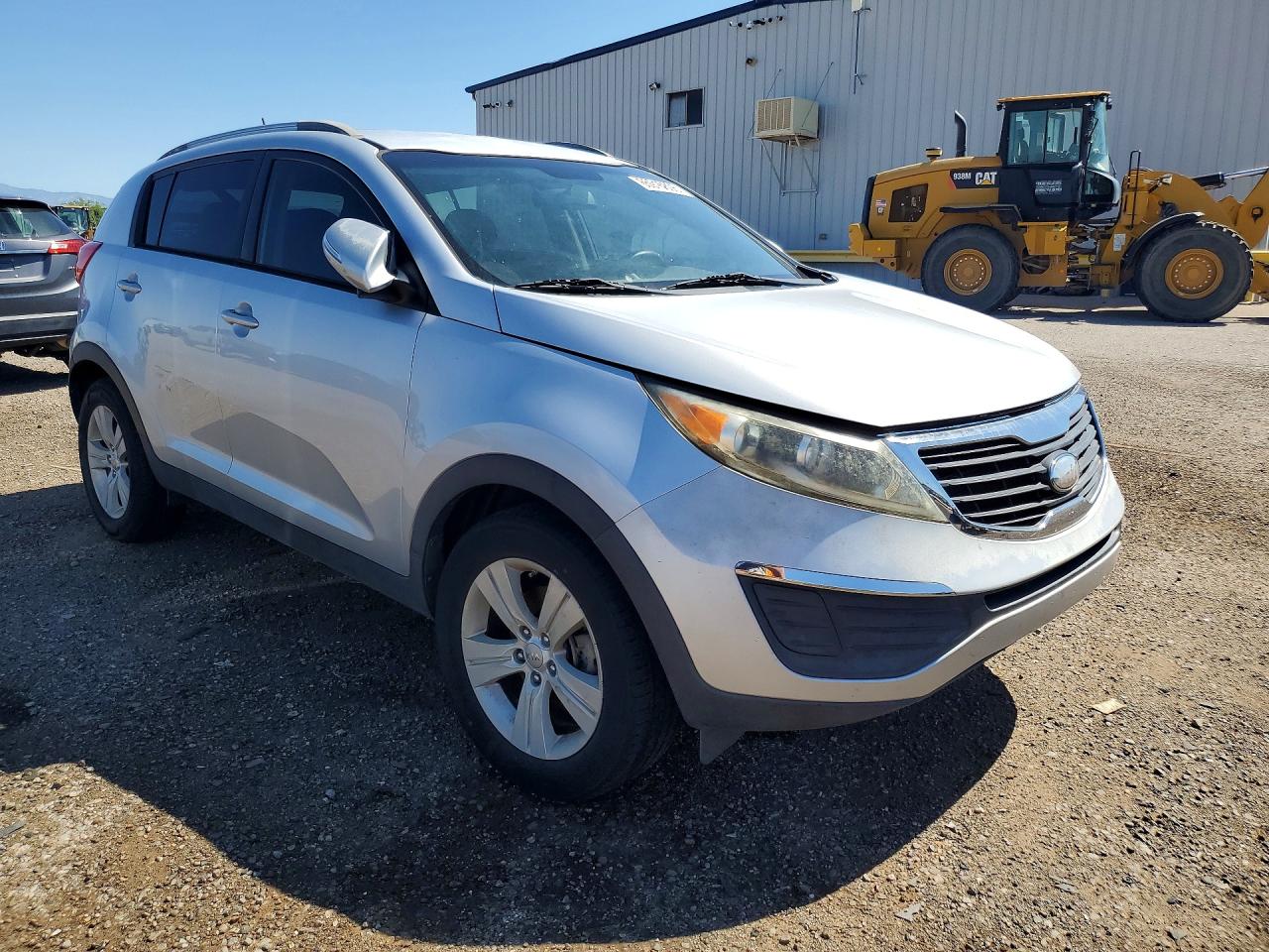 2013 Kia Sportage Base Gray vin: KNDPB3A21D7457858
