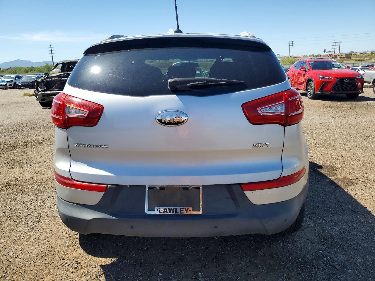 2013 Kia Sportage Base Gray vin: KNDPB3A21D7457858