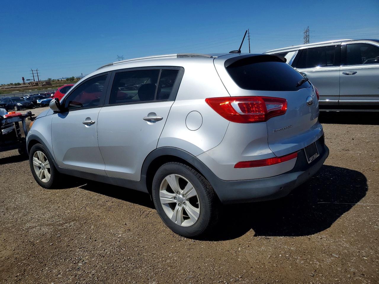 2013 Kia Sportage Base Gray vin: KNDPB3A21D7457858