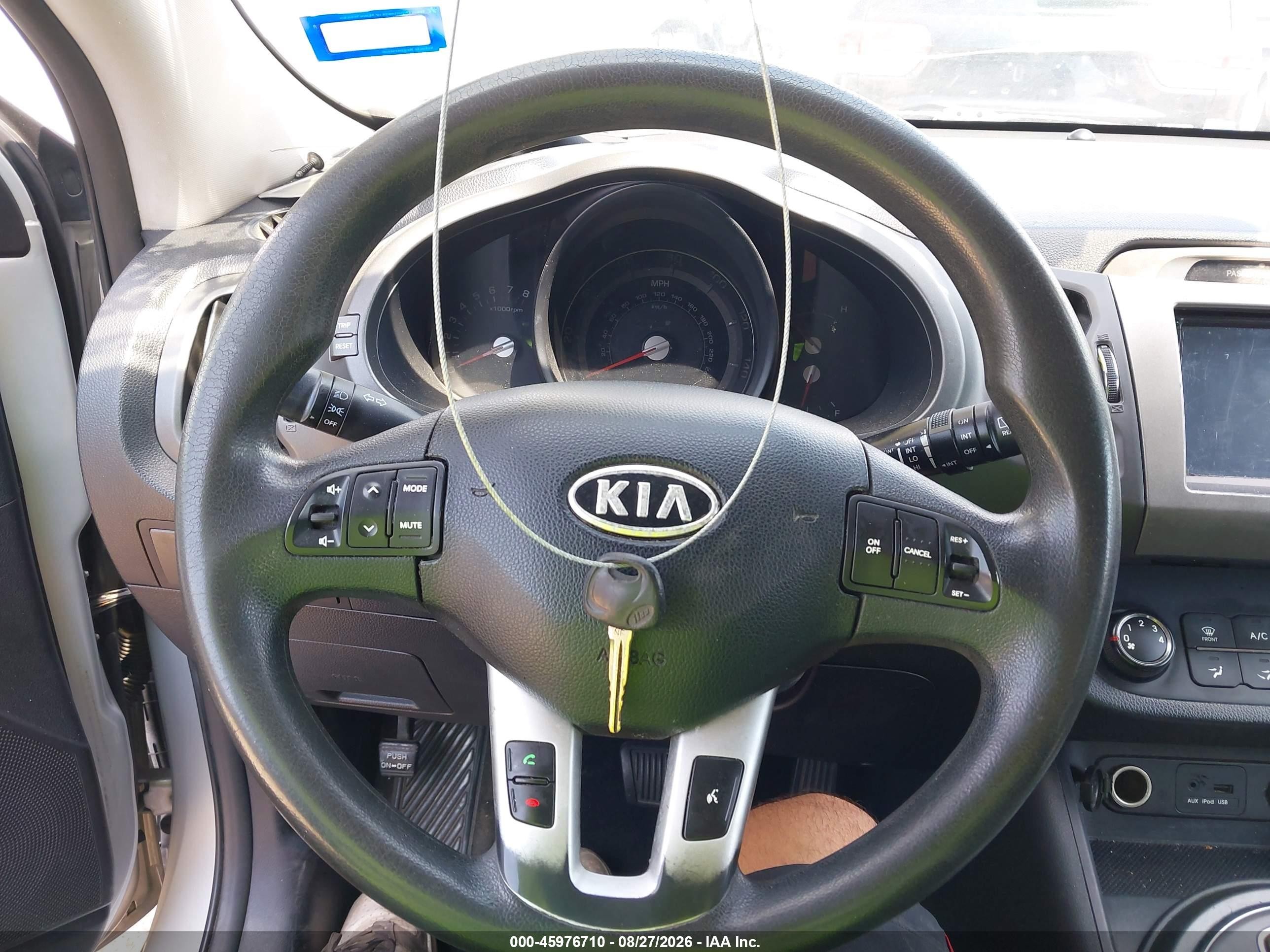 2011 Kia Sportage Lx Silver vin: KNDPB3A22B7074413