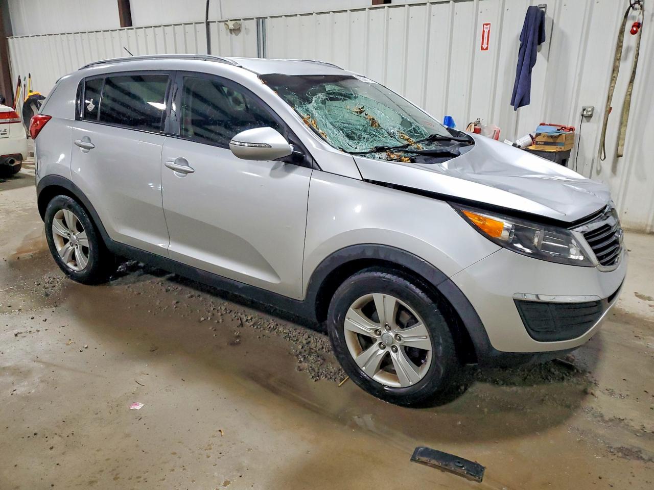 2011 Kia Sportage Lx Silver vin: KNDPB3A22B7171112