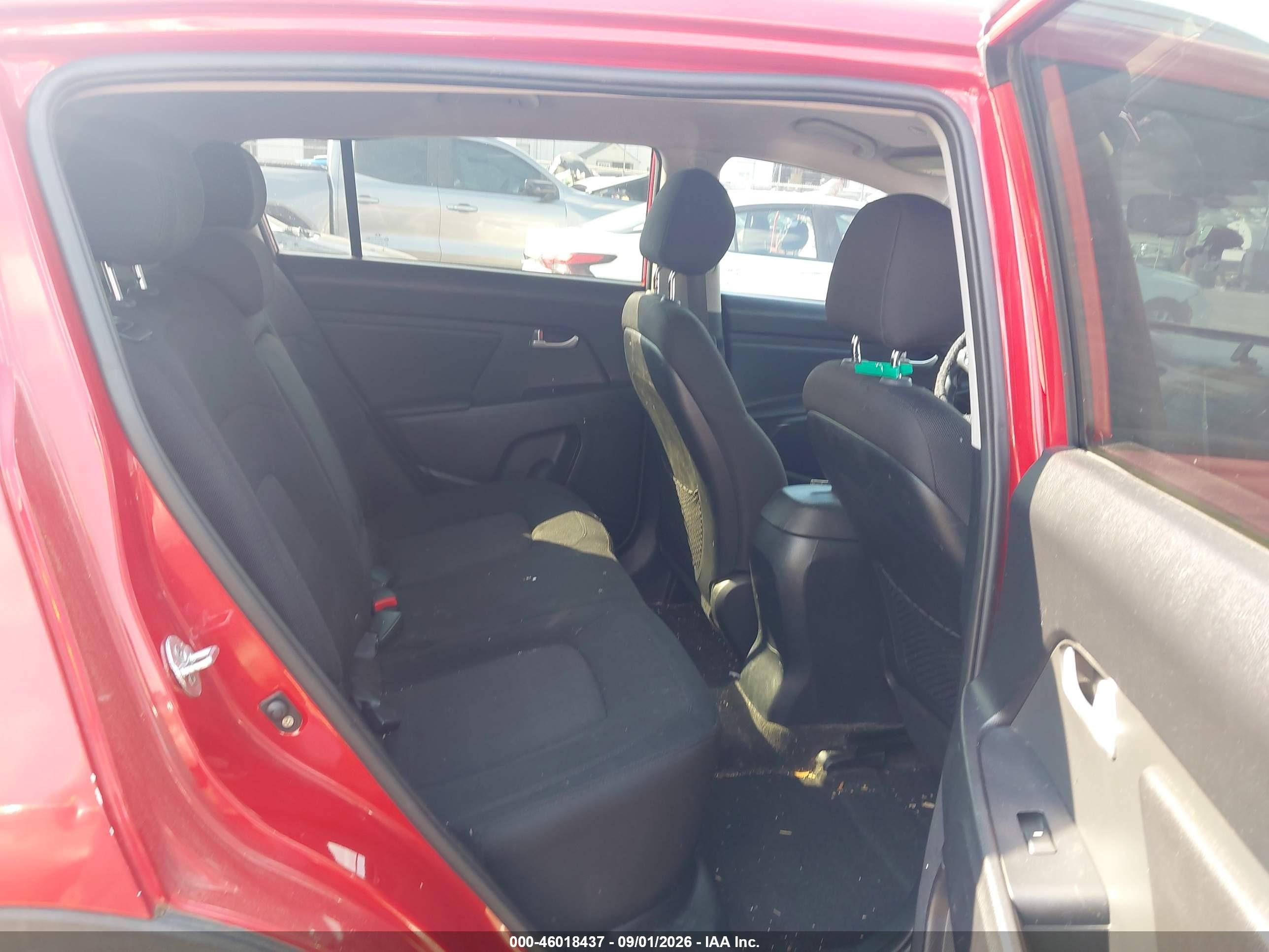 2012 Kia Sportage Lx Красный vin: KNDPB3A22C7196464
