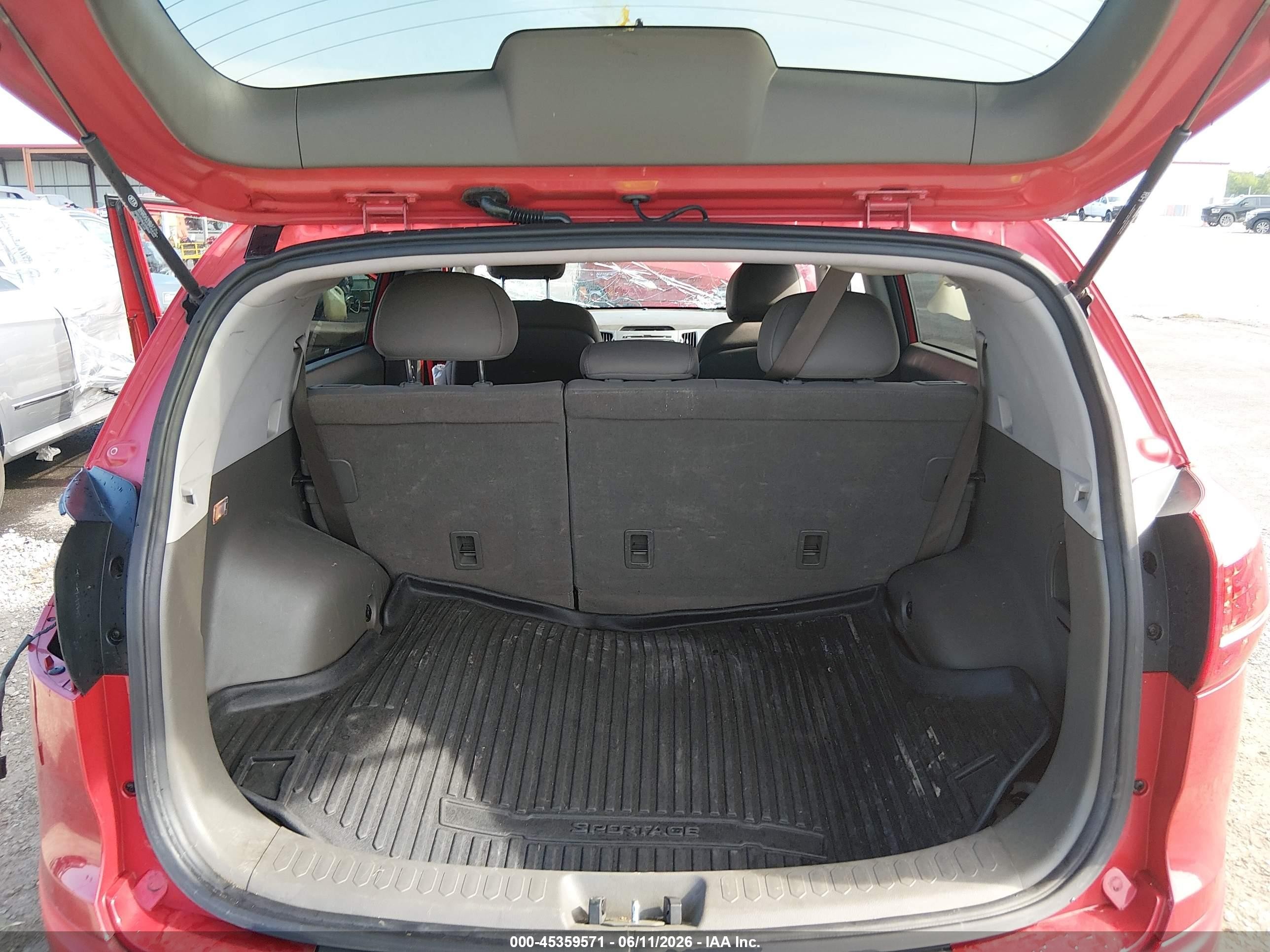 2012 Kia Sportage Lx Красный vin: KNDPB3A22C7224702