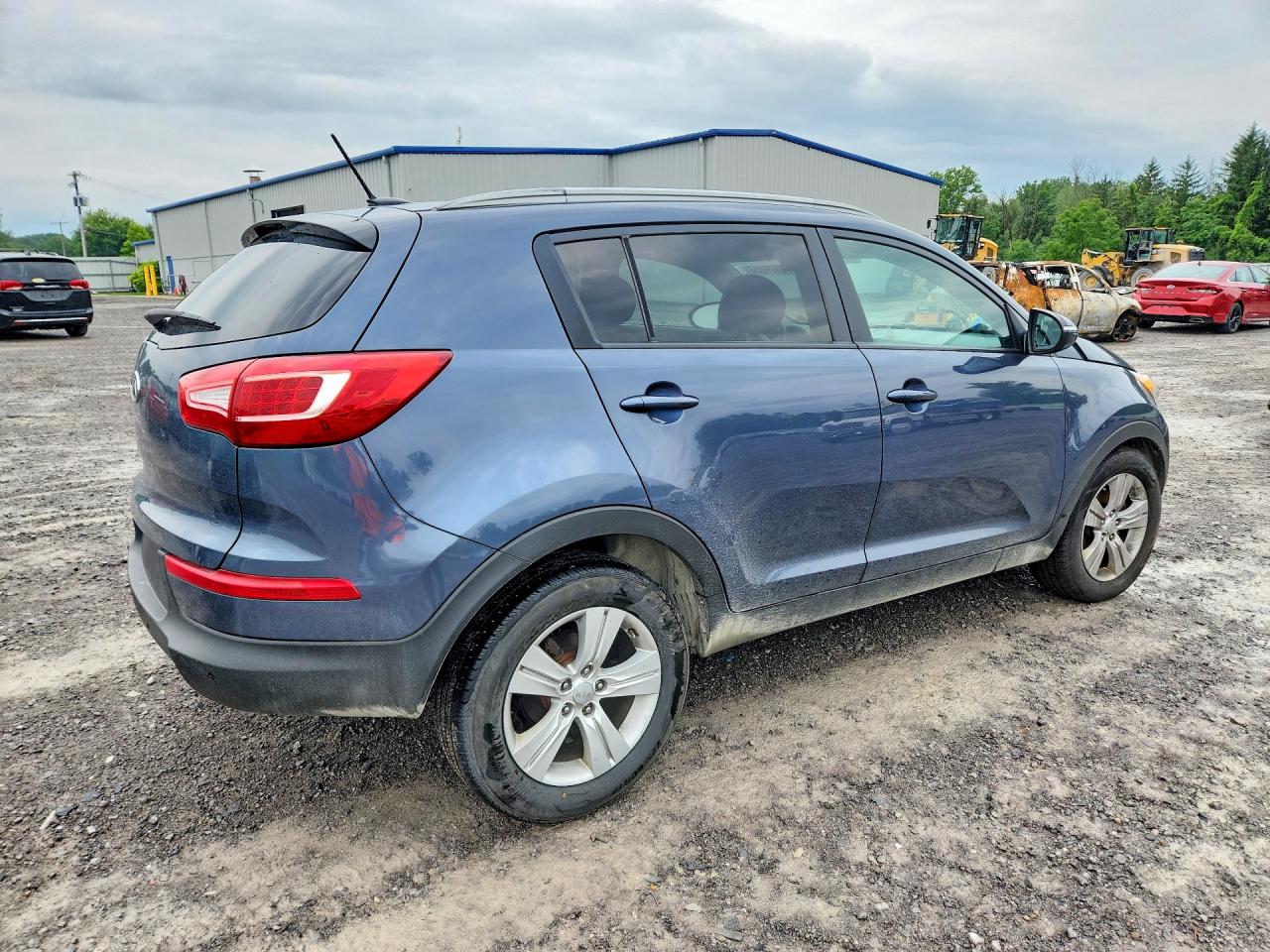 2012 Kia Sportage Lx Blue vin: KNDPB3A22C7236039