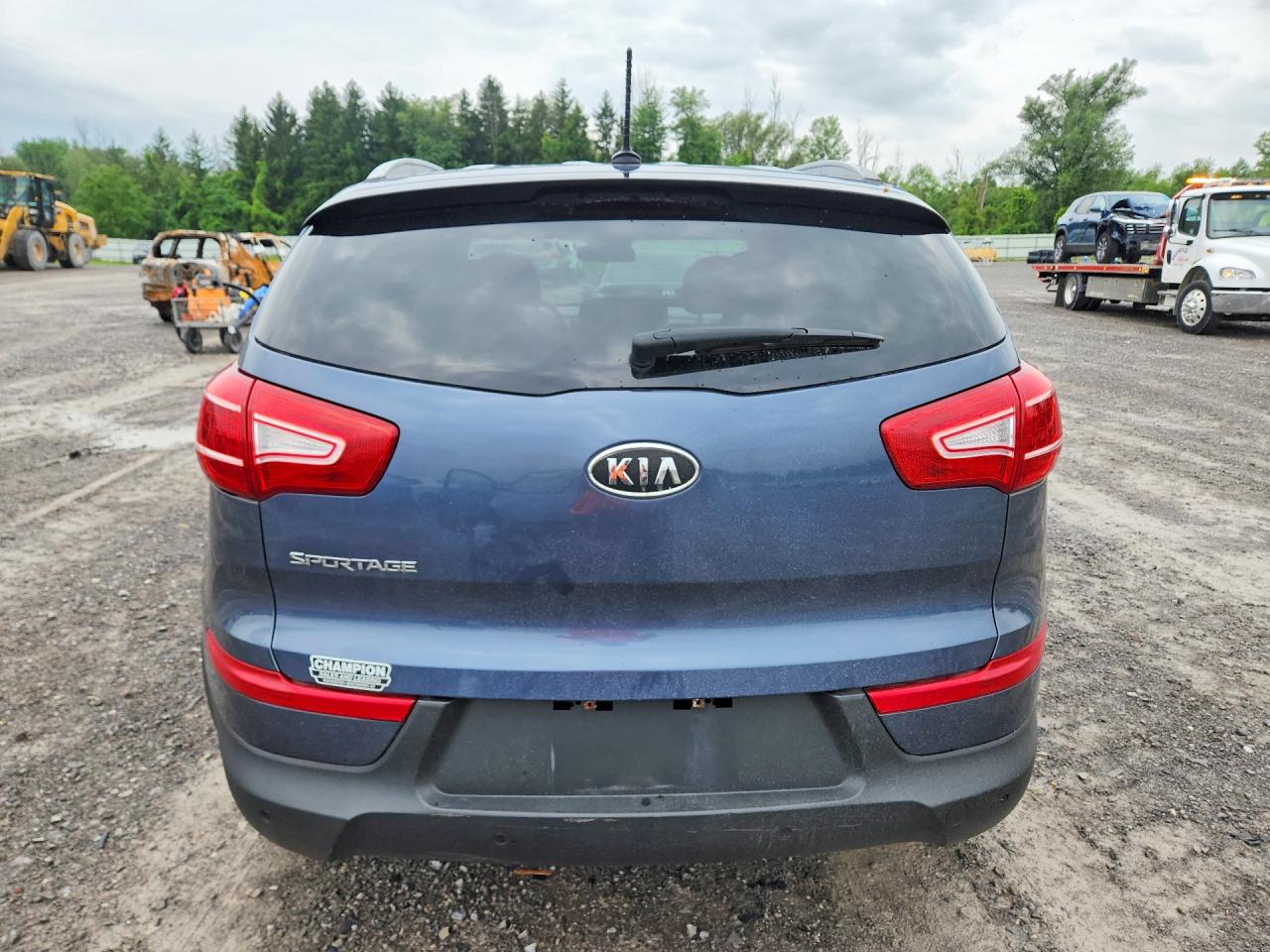 2012 Kia Sportage Lx Blue vin: KNDPB3A22C7236039
