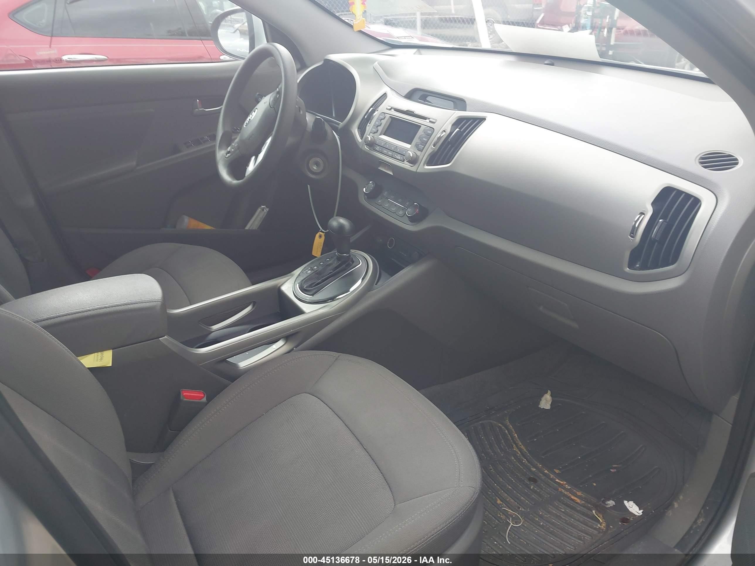 2012 Kia Sportage Lx Silver vin: KNDPB3A22C7238888