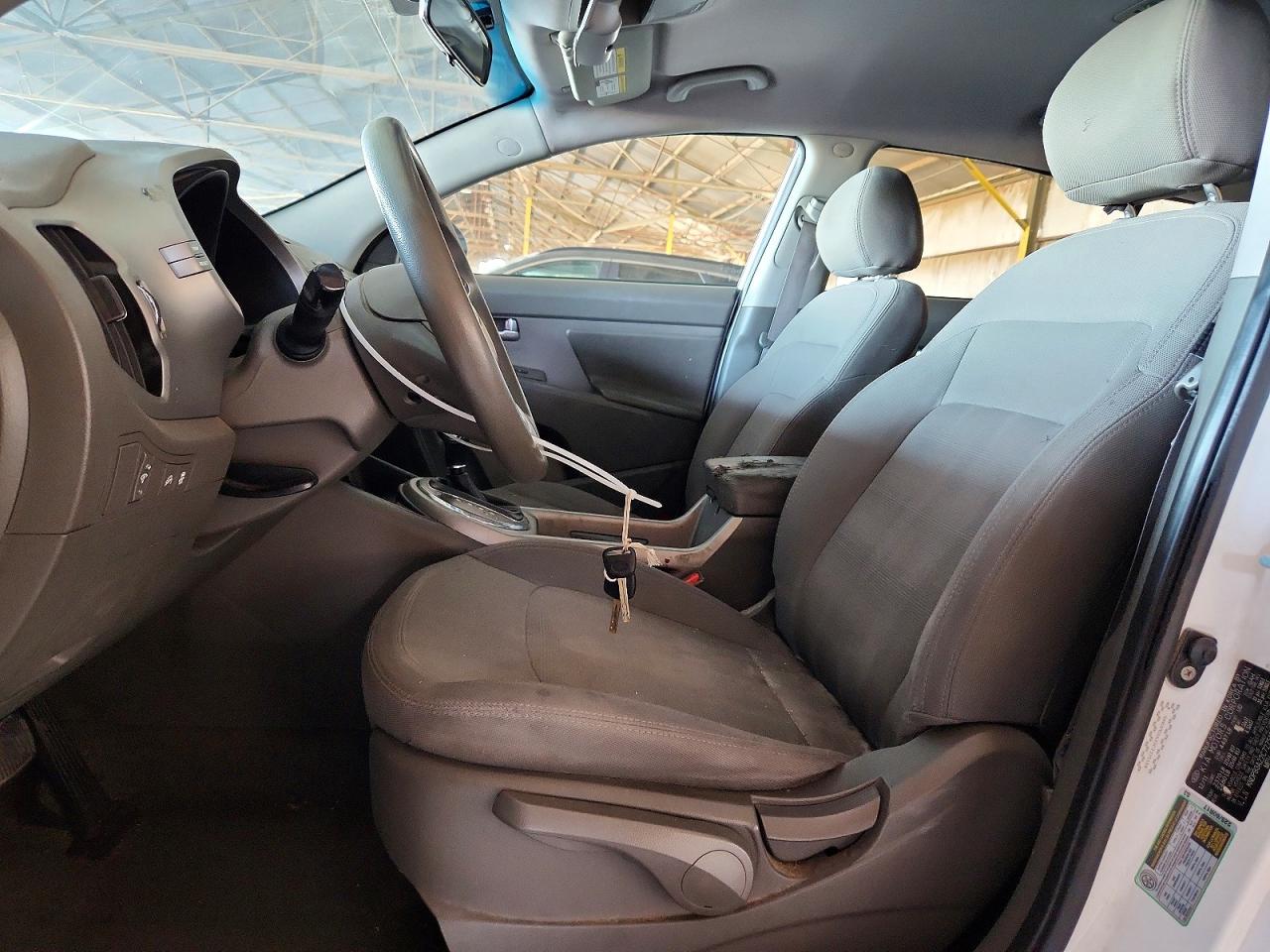 2012 Kia Sportage Lx White vin: KNDPB3A22C7275164