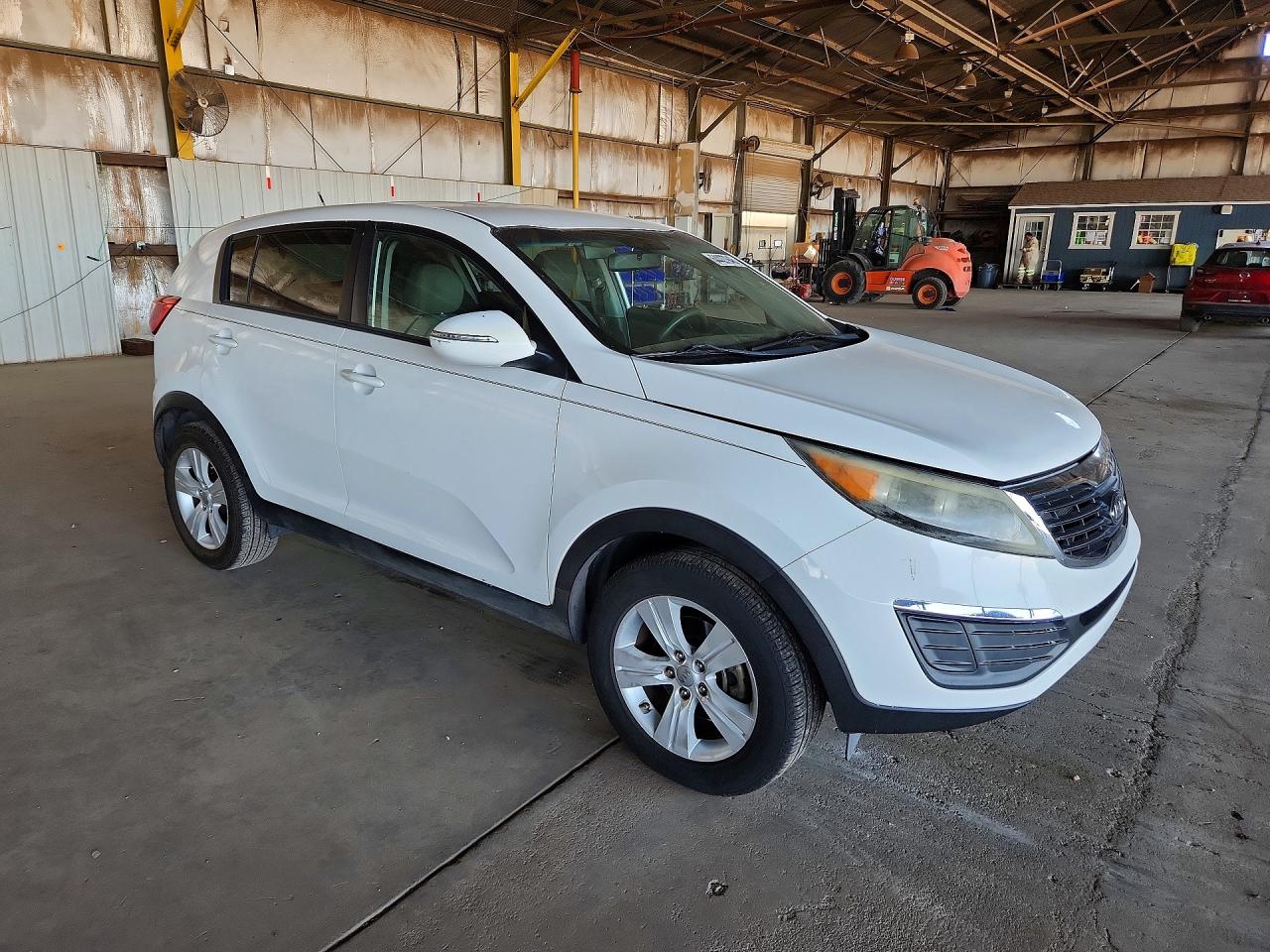 2012 Kia Sportage Lx White vin: KNDPB3A22C7275164