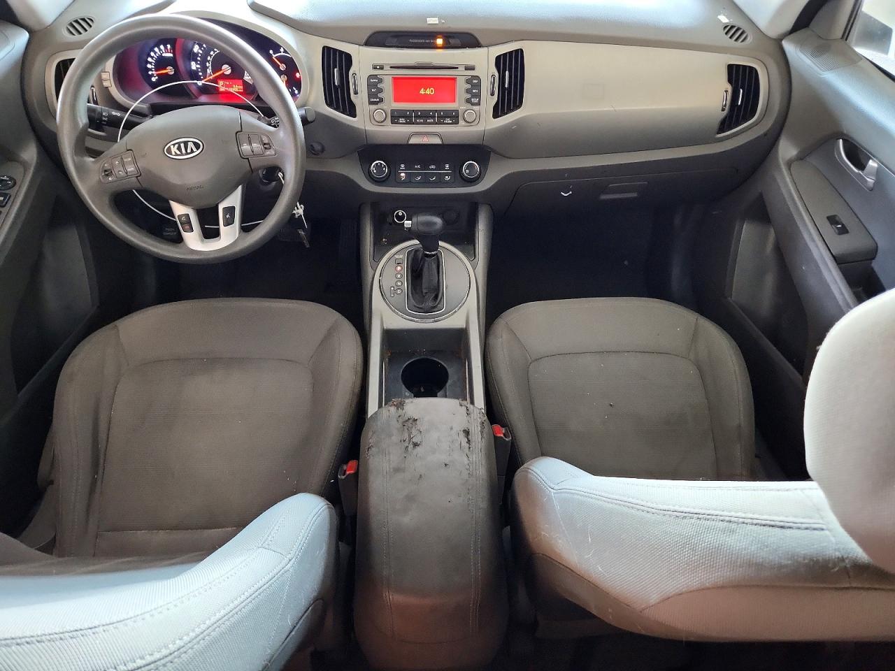 2012 Kia Sportage Lx White vin: KNDPB3A22C7275164