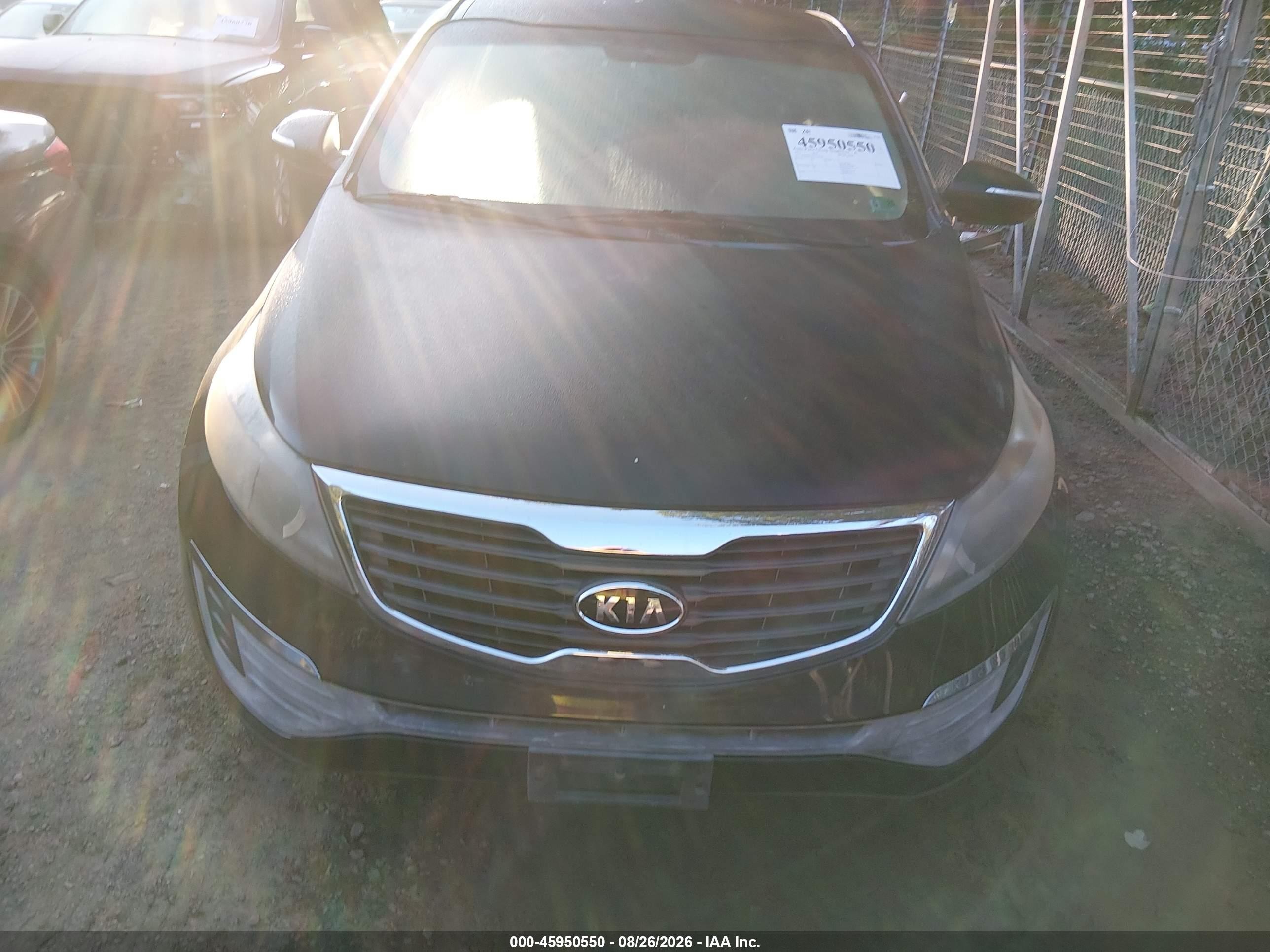2012 Kia Sportage Lx Black vin: KNDPB3A22C7310219