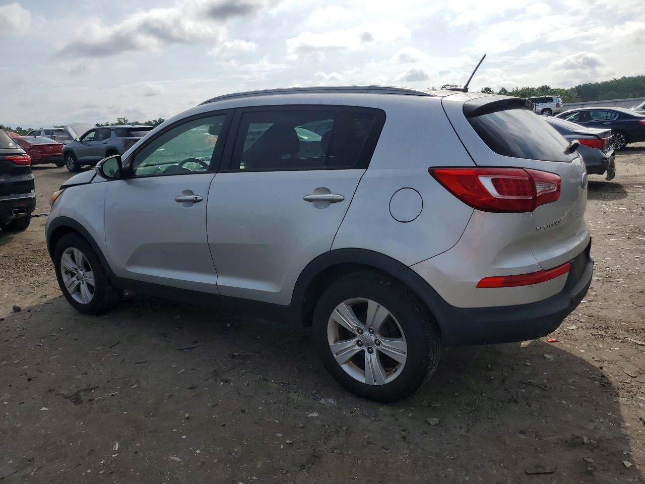 2012 Kia Sportage Lx Silver vin: KNDPB3A22C7322175