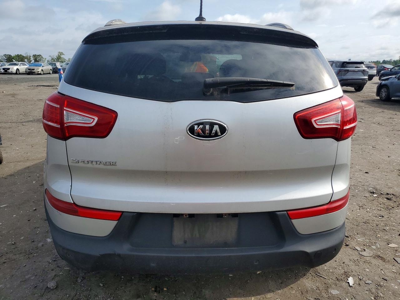 2012 Kia Sportage Lx Silver vin: KNDPB3A22C7322175
