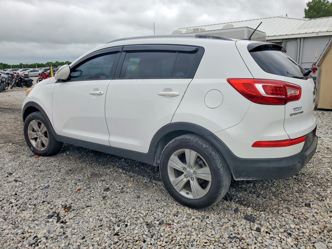 2012 Kia Sportage Lx White vin: KNDPB3A22C7330888
