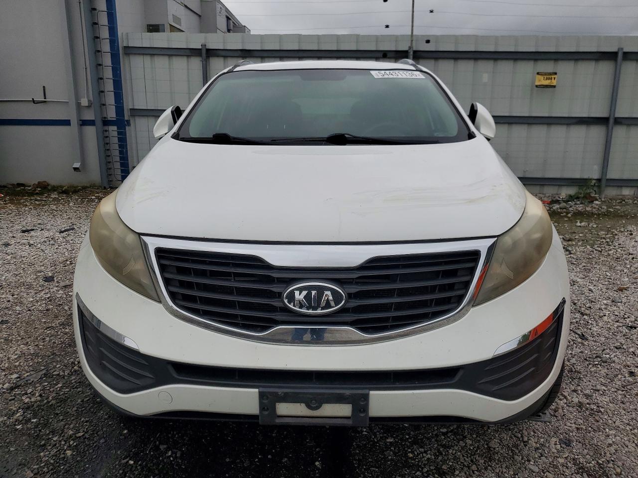 2012 Kia Sportage Lx White vin: KNDPB3A22C7330888