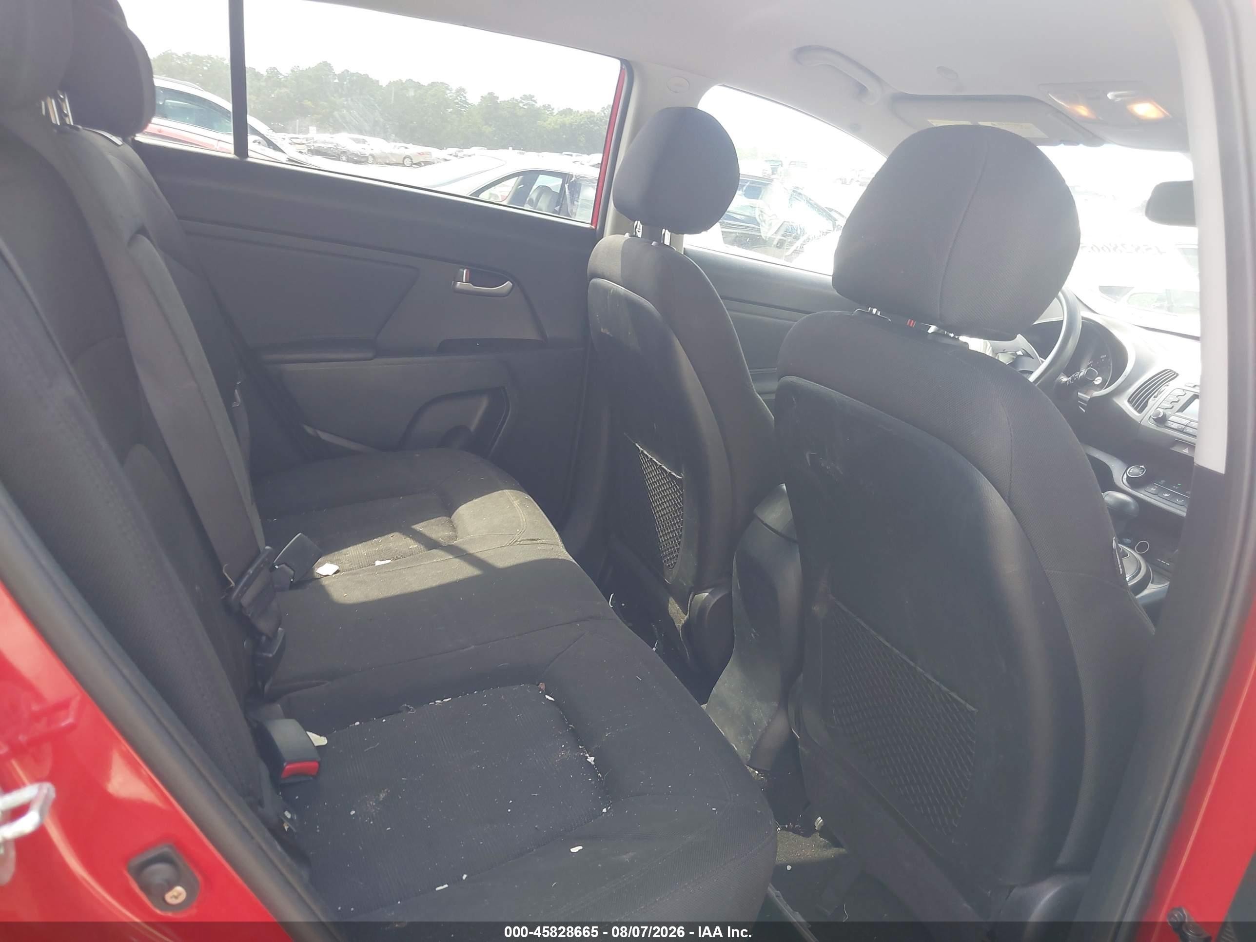 2012 Kia Sportage Lx Red vin: KNDPB3A22C7349361