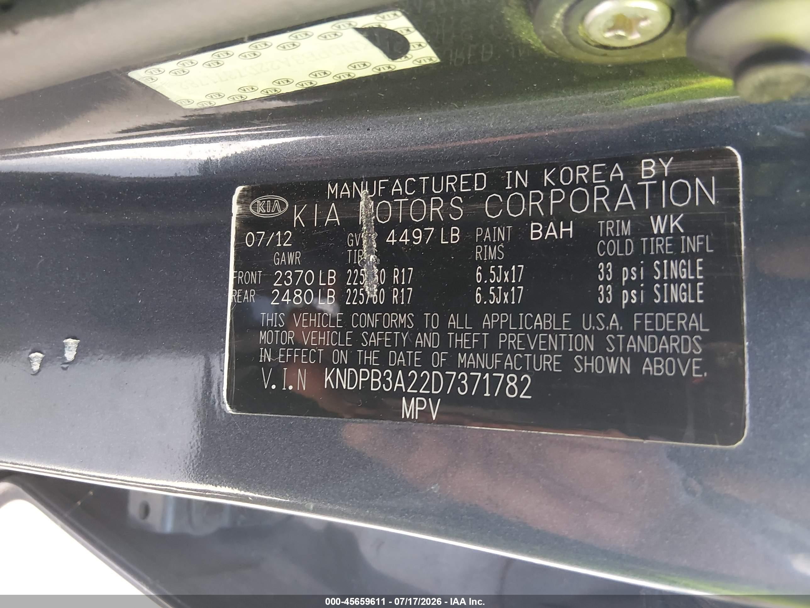 2013 Kia Sportage Lx Gray vin: KNDPB3A22D7371782