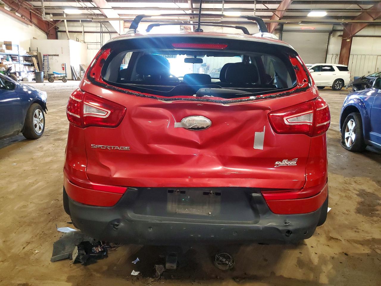 2013 Kia Sportage Lx Красный vin: KNDPB3A22D7430135