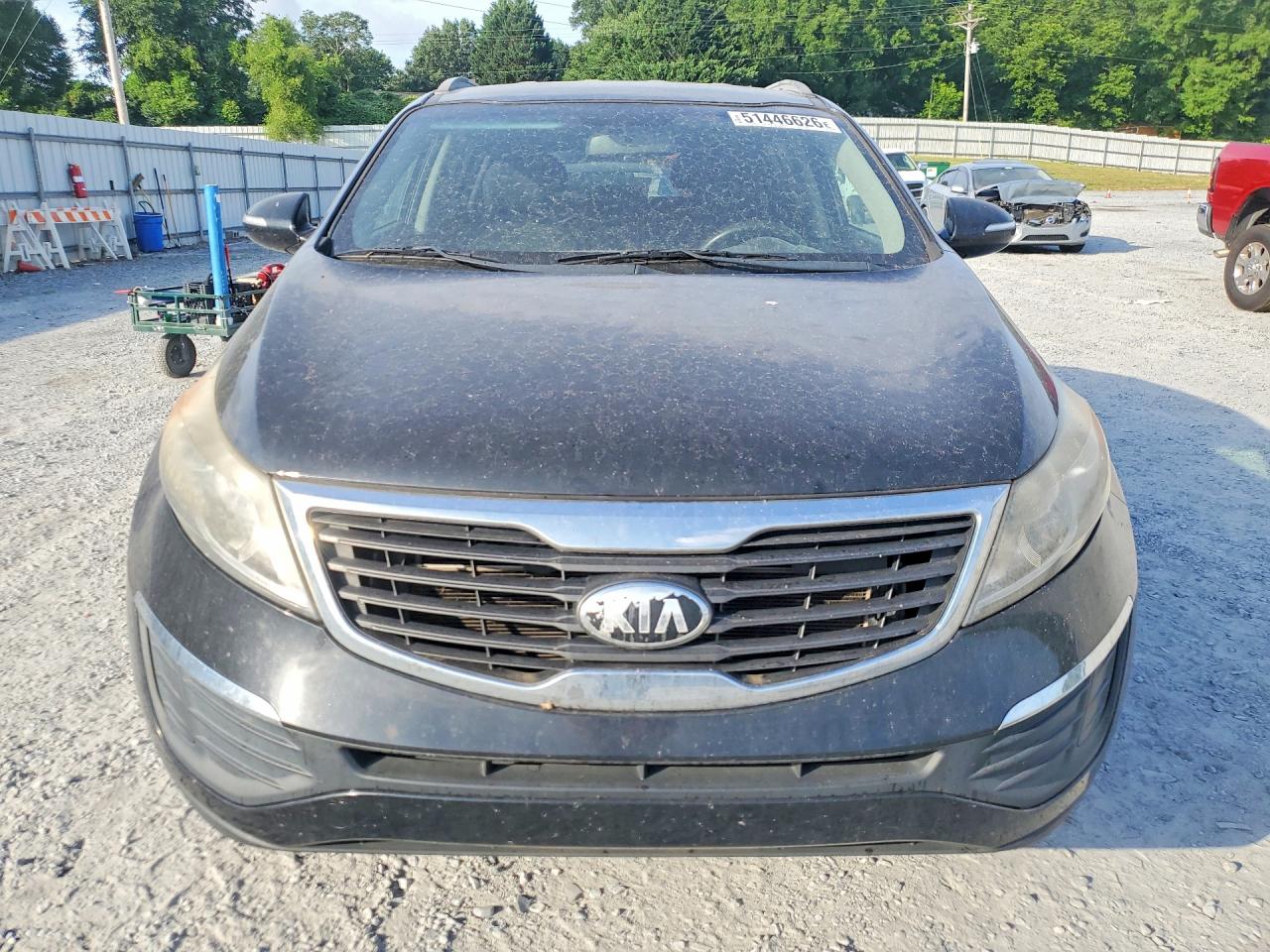 2013 Kia Sportage L Black vin: KNDPB3A22D7504914