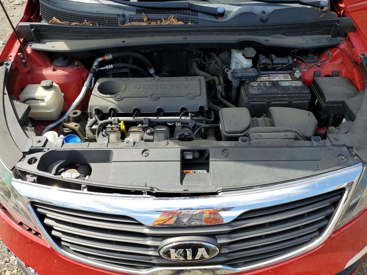 2013 Kia Sportage Lx Red vin: KNDPB3A22D7511720