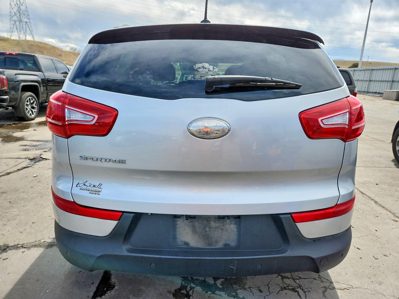 2013 Kia Sportage Lx Silver vin: KNDPB3A22D7517260