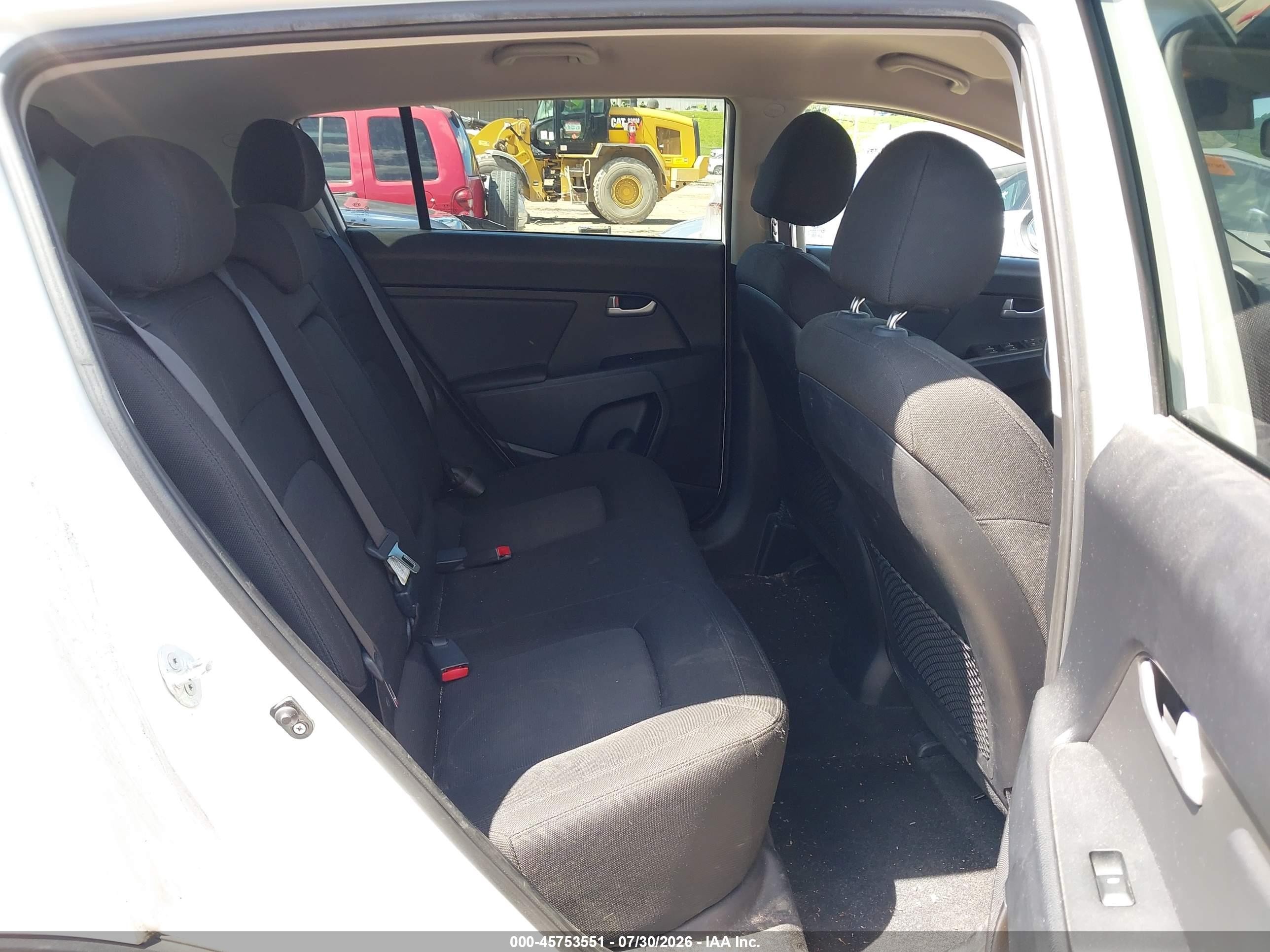 2011 Kia Sportage Lx White vin: KNDPB3A23B7012860