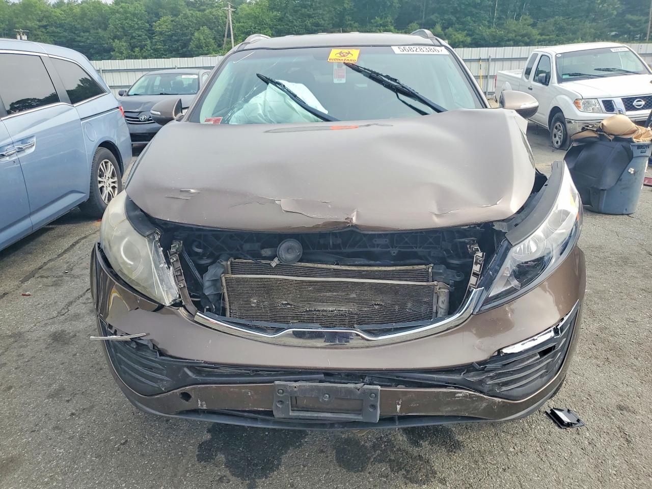 2011 Kia Sportage Lx Brown vin: KNDPB3A23B7034275
