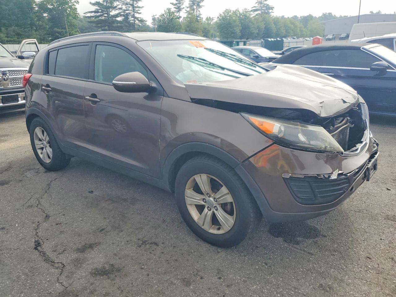 2011 Kia Sportage Lx Brown vin: KNDPB3A23B7034275