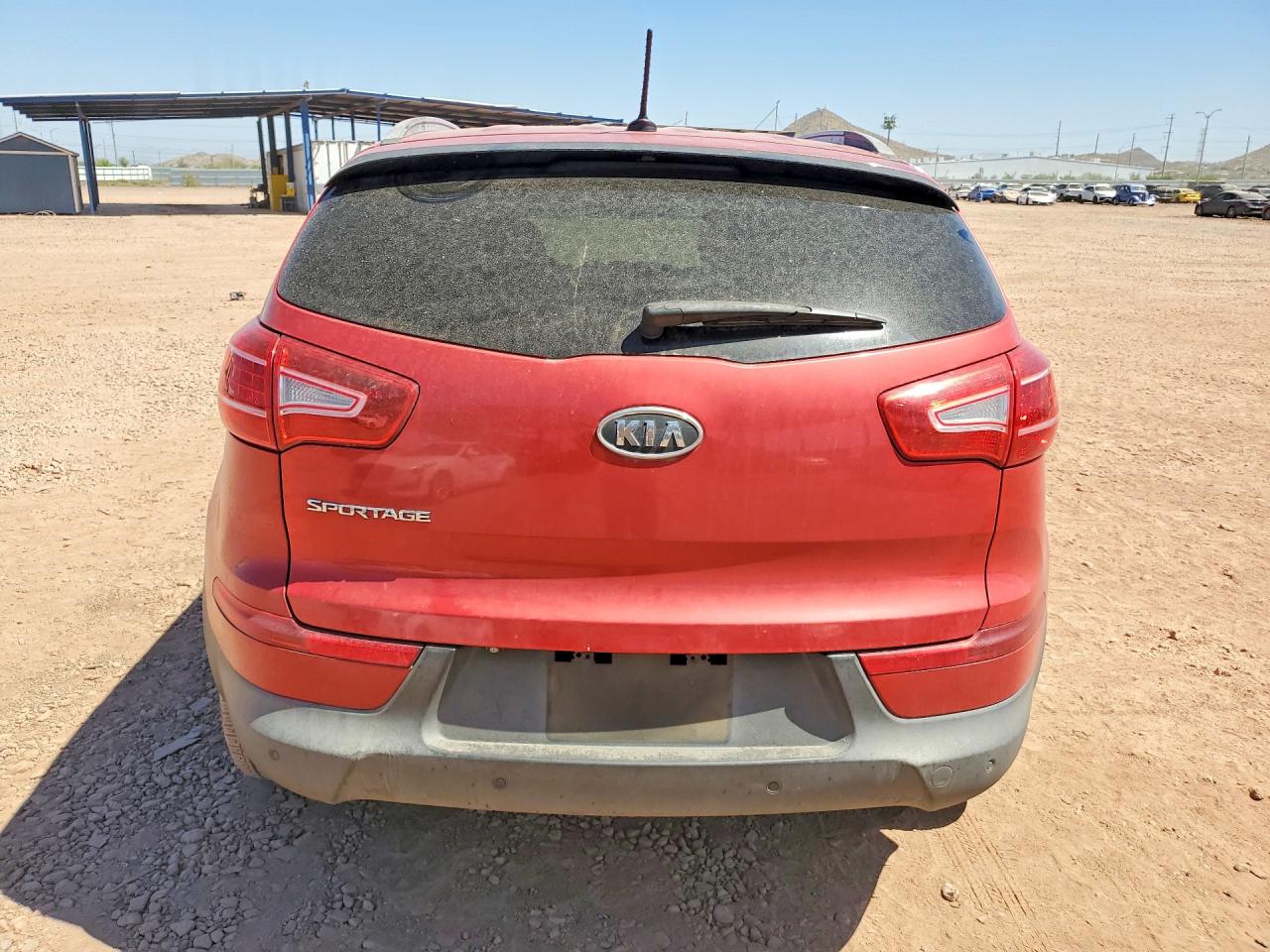 2011 Kia Sportage Lx Red vin: KNDPB3A23B7078051