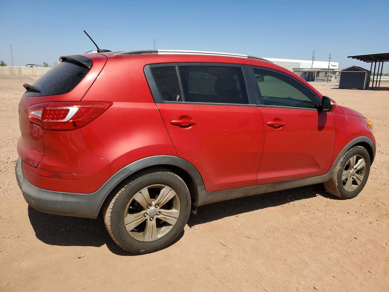 2011 Kia Sportage Lx Red vin: KNDPB3A23B7078051