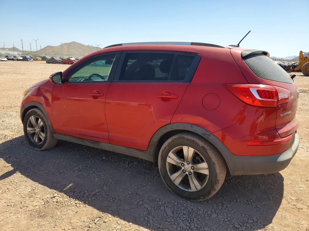 2011 Kia Sportage Lx Red vin: KNDPB3A23B7078051