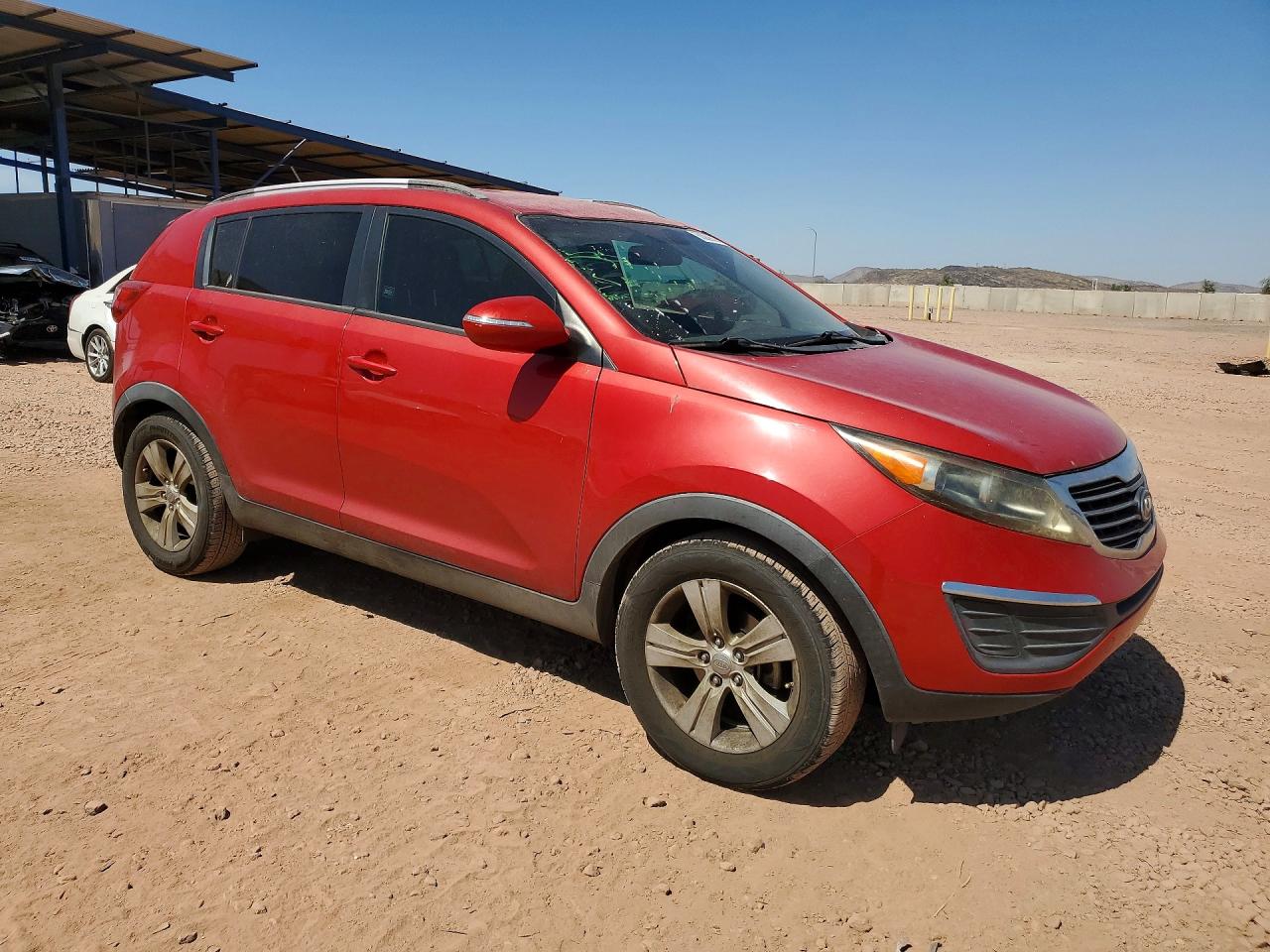 2011 Kia Sportage Lx Red vin: KNDPB3A23B7078051