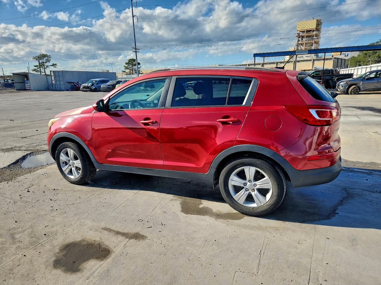 2011 Kia Sportage Lx Red vin: KNDPB3A23B7154495