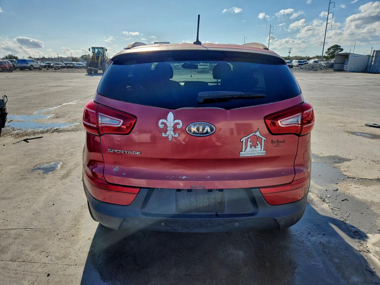 2011 Kia Sportage Lx Red vin: KNDPB3A23B7154495