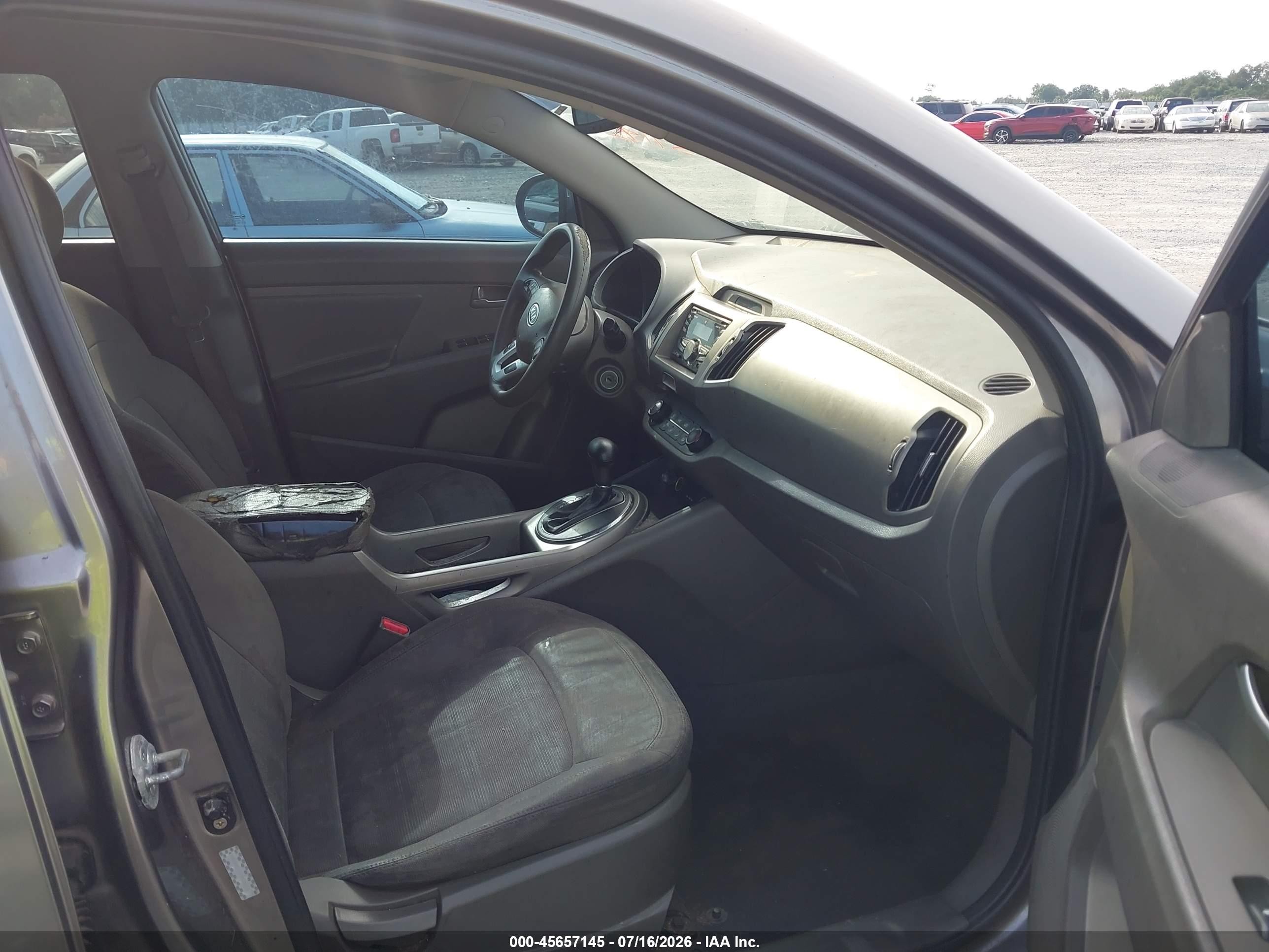 2011 Kia Sportage Lx Gray vin: KNDPB3A23B7169854