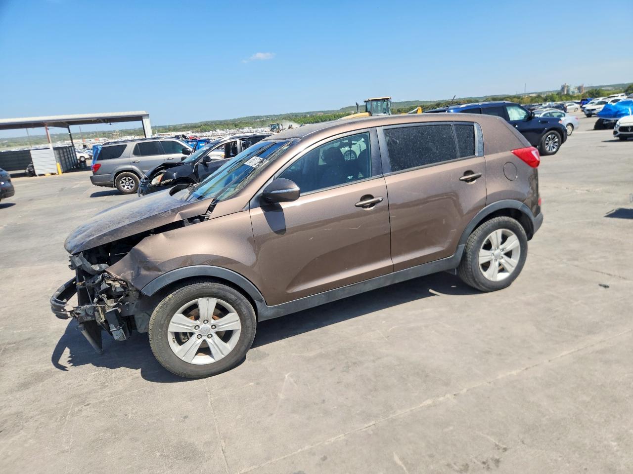 2012 Kia Sportage Lx Brown vin: KNDPB3A23C7238544