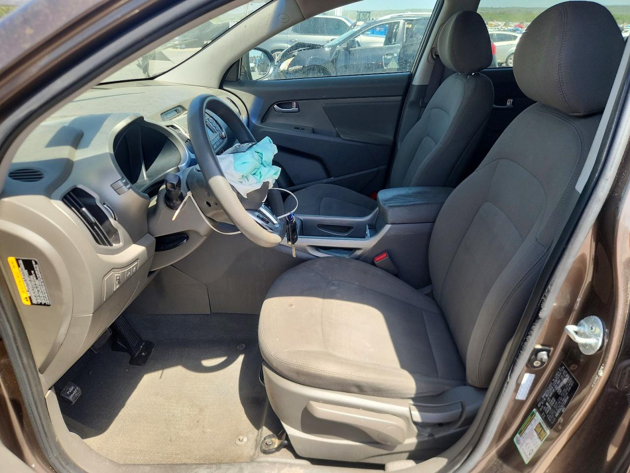 2012 Kia Sportage Lx Brown vin: KNDPB3A23C7238544